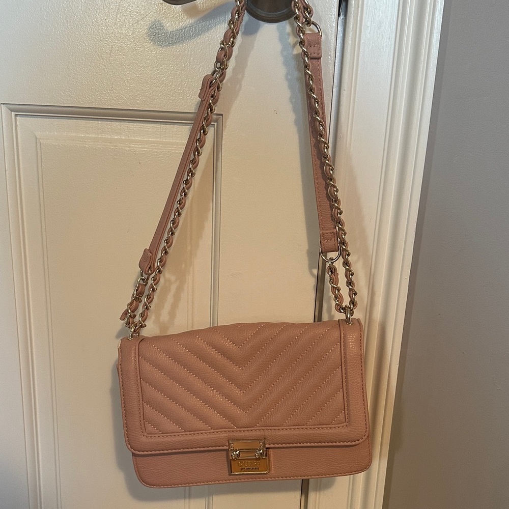 Guess Blush Quilted Shoulder Bag